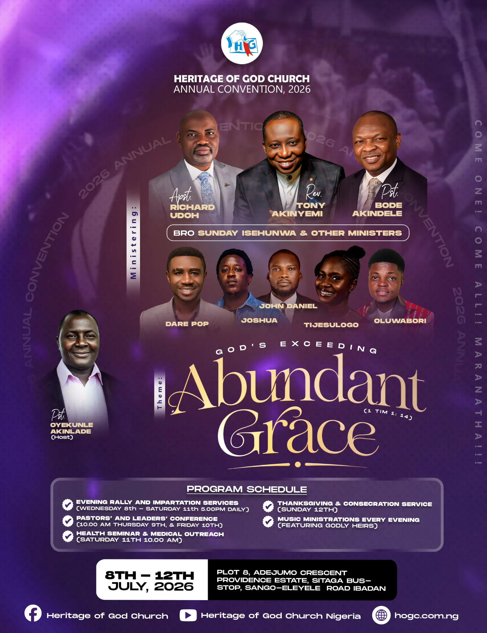 Heritage of God Church Convention